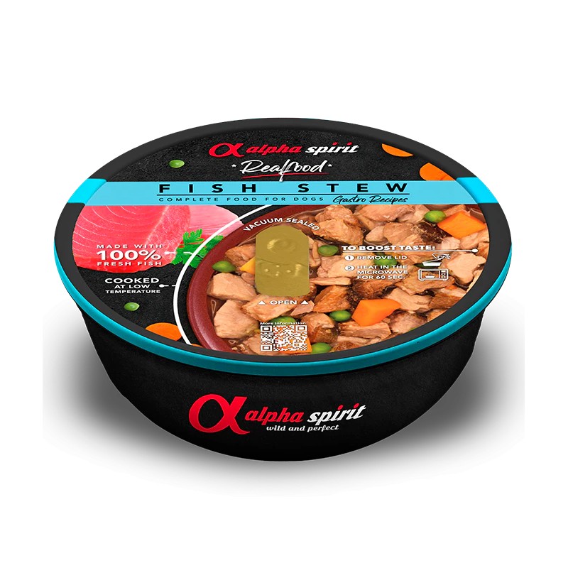 Alpha Spirit Tarrina Pescado Semi Húmedo 210g