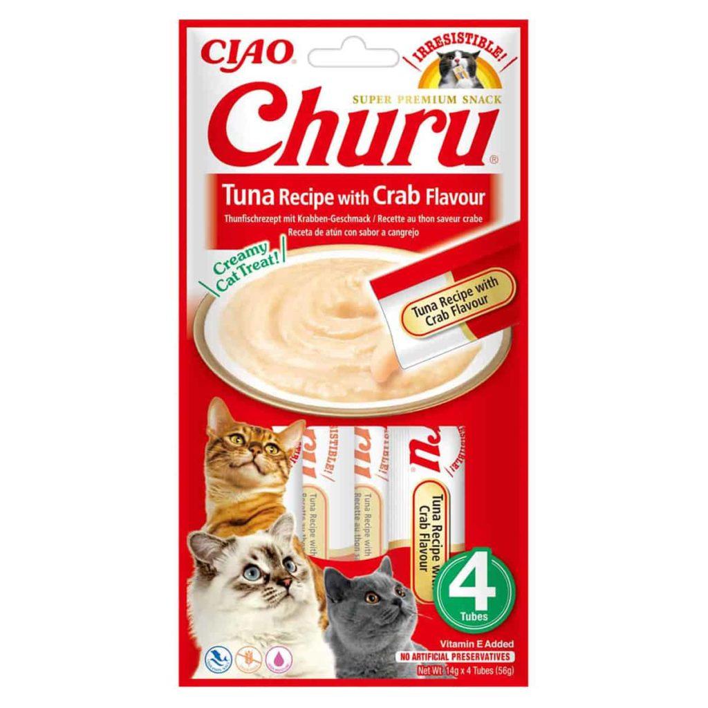 Churu Cat Atún con Cangrejo 4x14g