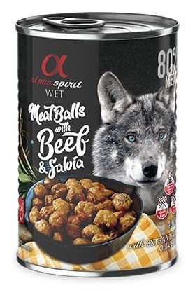 Alpha Spirit Lata Albóndigas Ternera con Salvia 400g