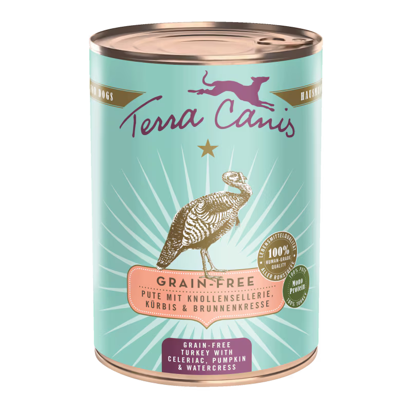 TERRA CANIS GRAIN FREE - Pavo con apio, calabaza y berro