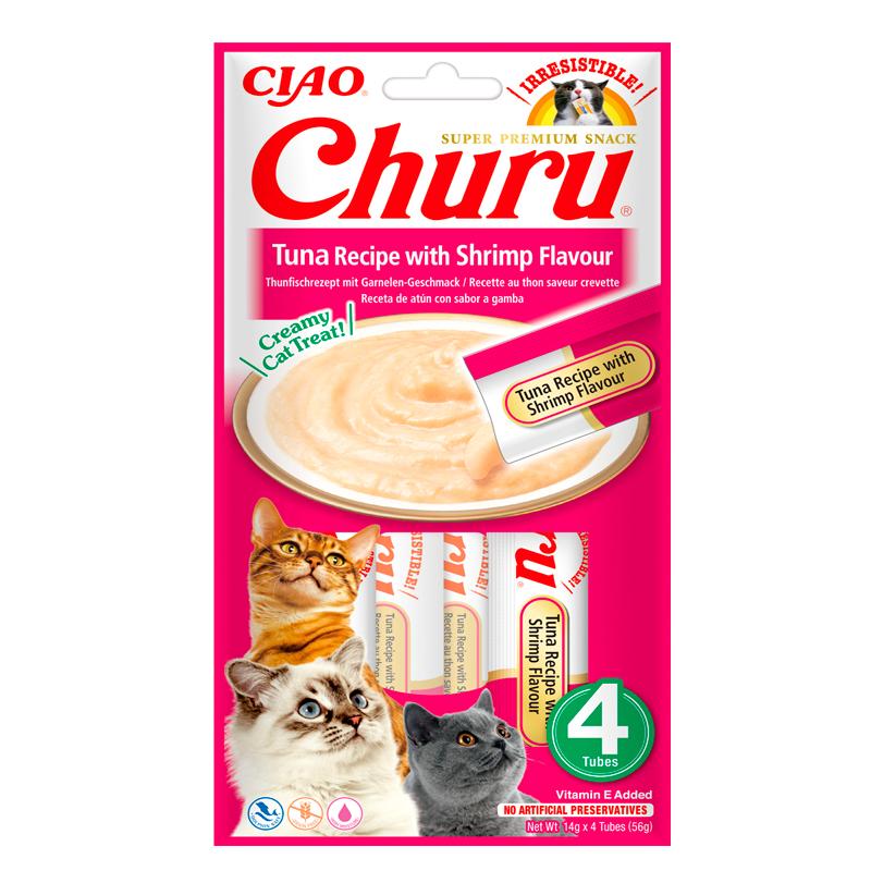 Churu Cat Atún con Gambas