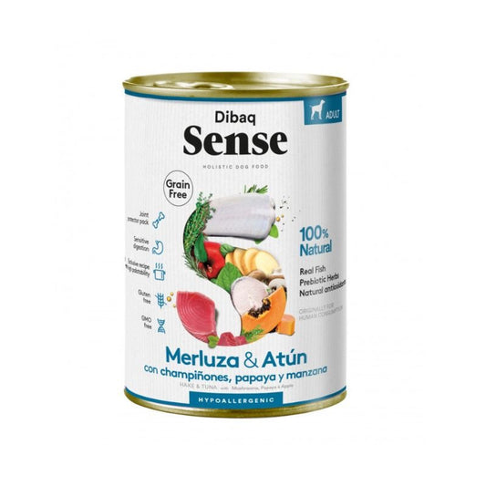latas dibaq merluza y atún