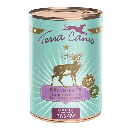 TERRA CANIS GRAIN FREE - Ciervo con patatas, manzanas y arándanos