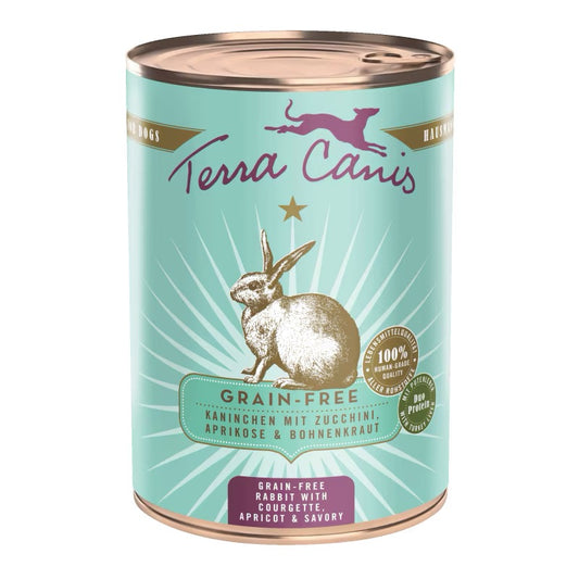 TERRA CANIS GRAIN FREE - Conejo con calabacín, con albaricoque y borraja, sin cereales