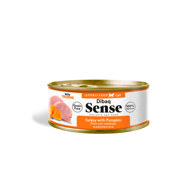 Dibaq Sense - Pavo con Calabaza 70g
