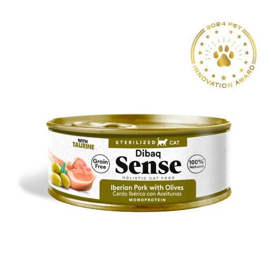 Dibaq Sense - Cerdo Ibérico con Oliva 70g