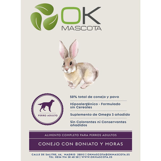 Conejo con mora Ok Mascota
