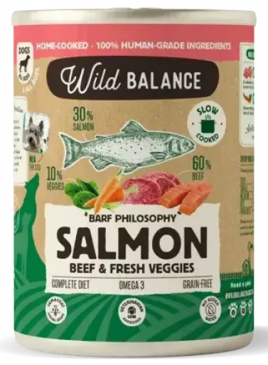 Lata Wild Balance salmón 400gr