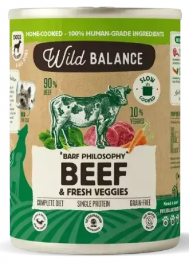 Lata Wild Balance buey 400gr